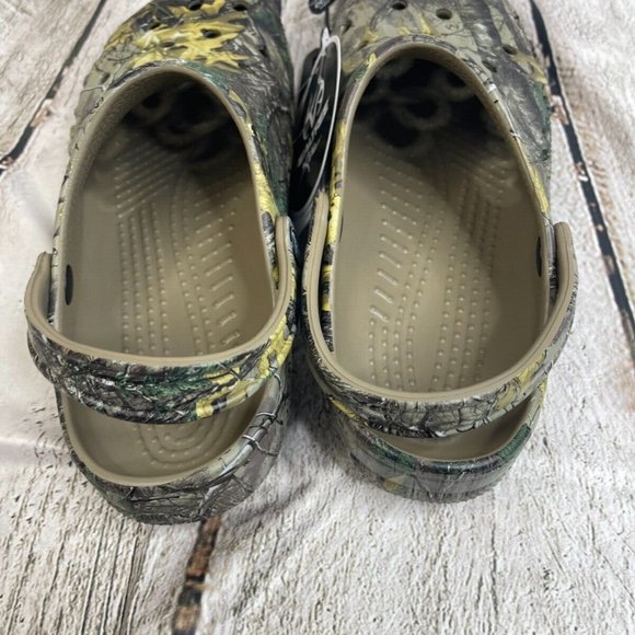 Mens Crocs Baya Realtree Camo Xtra Clogs 206517-260